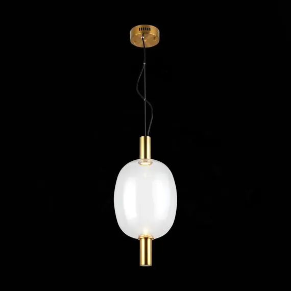 ST LUCE SL1582.313.01 Светильник подвесной ST-Luce Бронзовый/Прозрачный LED 1*7W 2700K, изображение 5