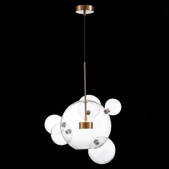 ST LUCE SL1133.213.01 Светильник подвесной ST-Luce Латунь/Прозрачный LED 1*14W 3000K, изображение 5