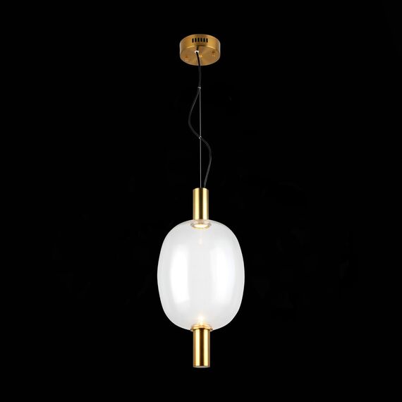 ST LUCE SL1582.313.01 Светильник подвесной ST-Luce Бронзовый/Прозрачный LED 1*7W 2700K, изображение 5