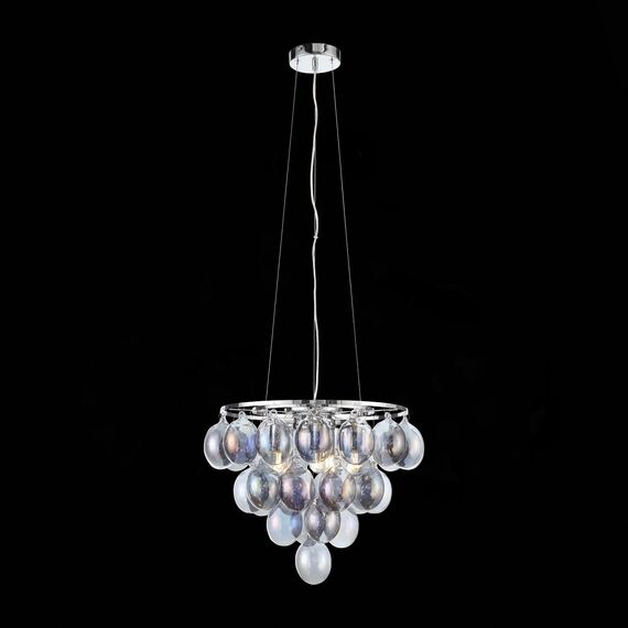 ST LUCE SL432.703.05 Люстра подвесная ST-Luce Хром/Перламутровый E27 5*60W, изображение 2