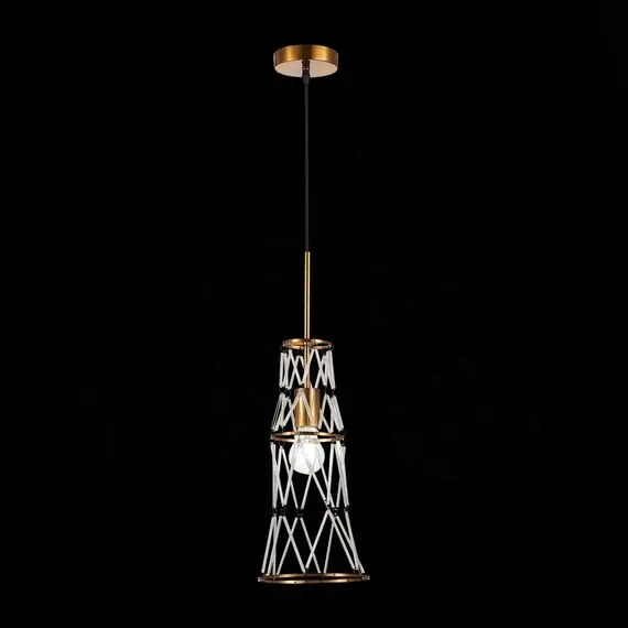 ST LUCE SL1016.203.01 Светильник подвесной ST-Luce Золотистый/Золотистый, Прозрачный E27 1*60W, изображение 5