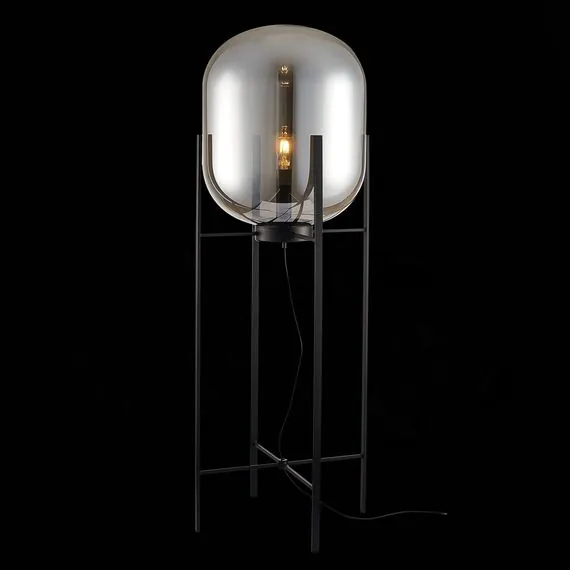 ST LUCE SL1050.725.01 Торшер ST-Luce Черный/Дымчатый E27 1*40W (из 2-х коробок), изображение 4