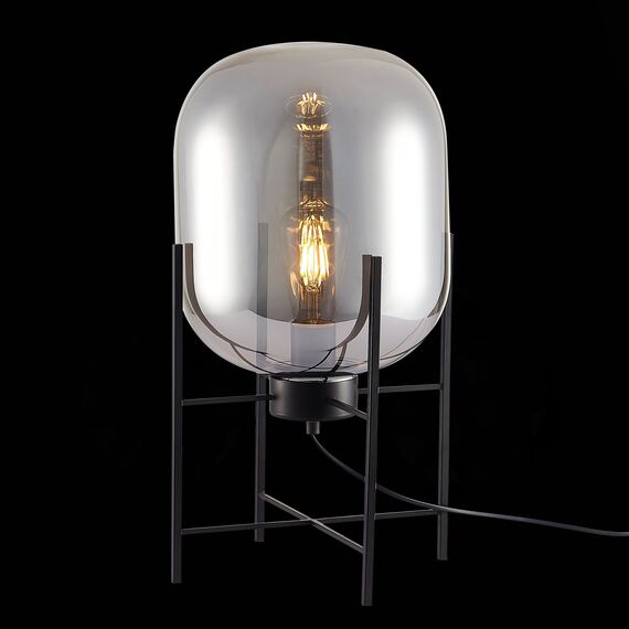 ST LUCE SL1050.704.01 Прикроватная лампа ST-Luce Черный/Дымчатый E27 1*40W, изображение 5