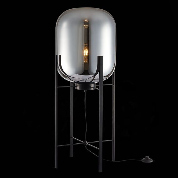 ST LUCE SL1050.715.01 Торшер ST-Luce Черный/Дымчатый E27 1*40W, изображение 4