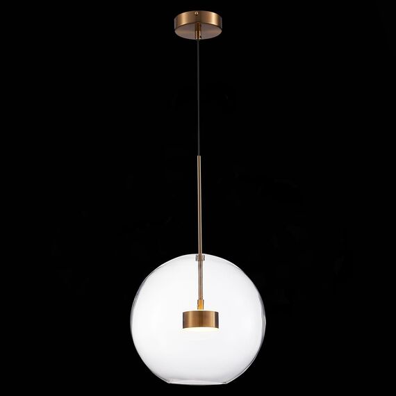 ST LUCE SL1133.223.01 Светильник подвесной ST-Luce Латунь/Прозрачный LED 1*14W 3000K, изображение 5