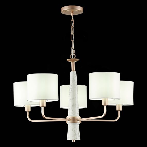 ST LUCE SL1163.203.05 Светильник подвесной ST-Luce Матовое золото/Белый E14 5*40W, изображение 5