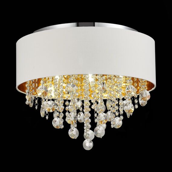 ST LUCE SL1350.502.06 Светильник потолочный ST-Luce Хром/Белый, Золотистый, Прозрачный E14 6*40W, изображение 5