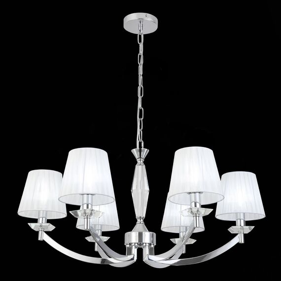 ST LUCE SL1756.103.06 Светильник подвесной ST-Luce Хром/Светло-серый E14 6*40W, изображение 5