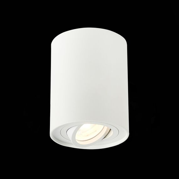 ST LUCE ST108.517.01 Светильник потолочный Белый GU10 1*50W  IP20 D98xH124 220V Без ламп, изображение 4