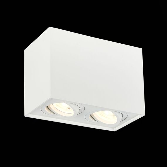 ST LUCE ST109.507.02 Светильник потолочный Белый GU10 2*50W  L181xW100xH123 220V Без ламп, изображение 4