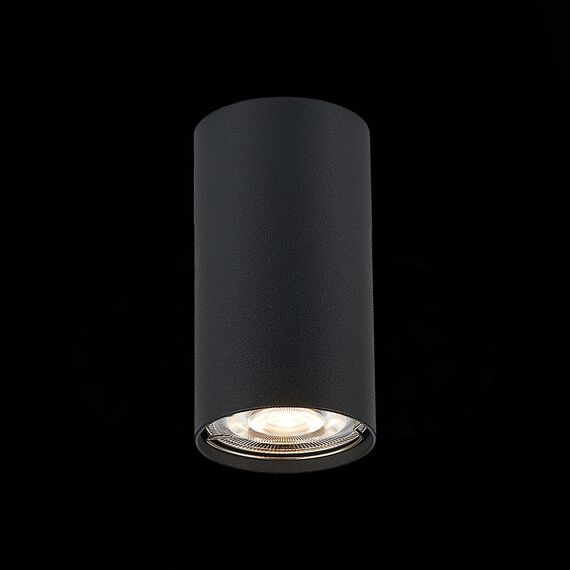 ST LUCE ST110.407.01 Светильник потолочный Черный GU10 1*50W  D54xH100 220V Без ламп, изображение 4