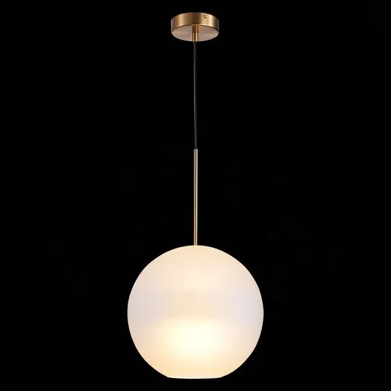 ST LUCE SL1133.523.01 Светильник подвесной ST-Luce Латунь/Белый E27 1*40W, изображение 5