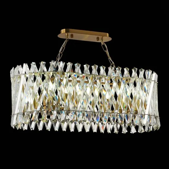 ST LUCE SL1170.303.10 Светильник подвесной ST-Luce Латунь/Прозрачный E14 10*40W, изображение 5