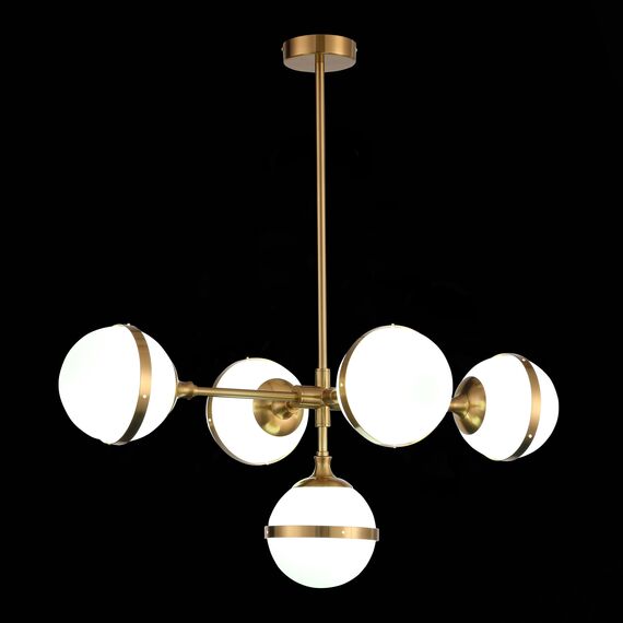 ST LUCE SL1157.303.05 Светильник подвесной ST-Luce Бронза/Белый E14 5*40W, изображение 5