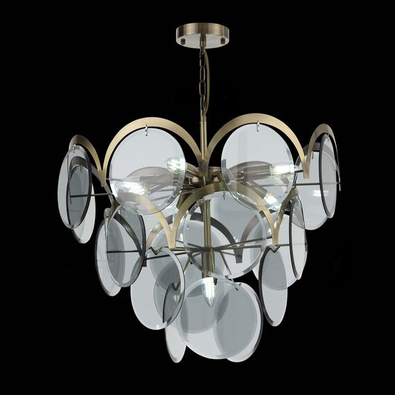 ST LUCE SL1161.373.09 Люстра подвесная ST-Luce Бронза/Дымчатый E14 9*60W, изображение 5