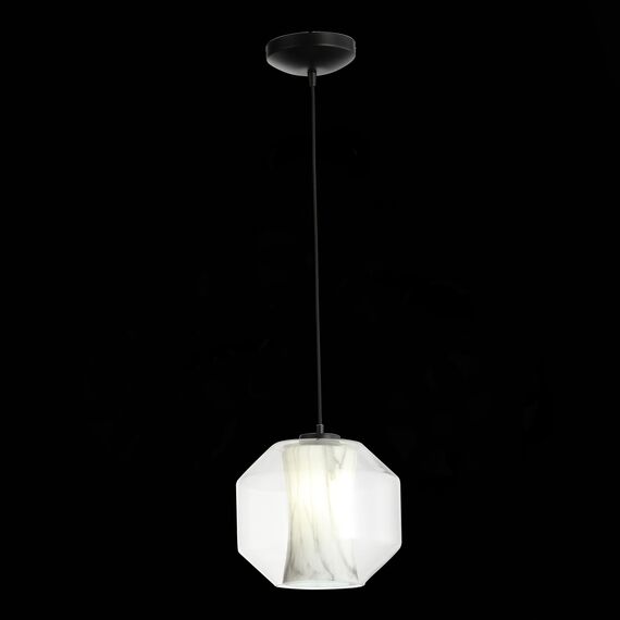 ST LUCE SL1169.113.01 Подвес ST-Luce Черный/Прозрачный, Белый E27 1*40W, изображение 5
