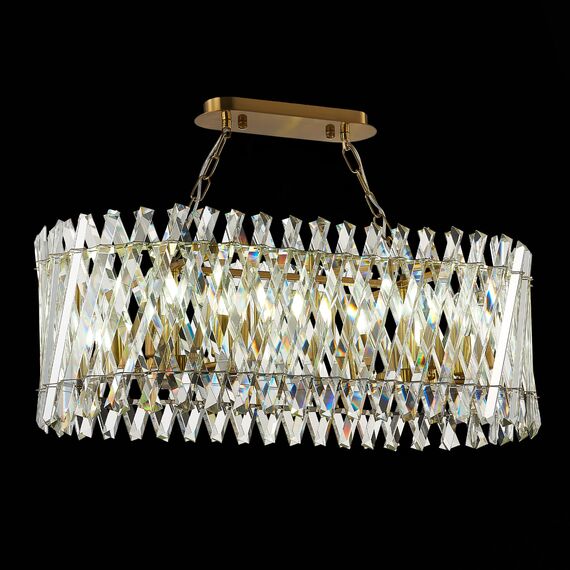 ST LUCE SL1170.303.10 Светильник подвесной ST-Luce Латунь/Прозрачный E14 10*40W, изображение 5