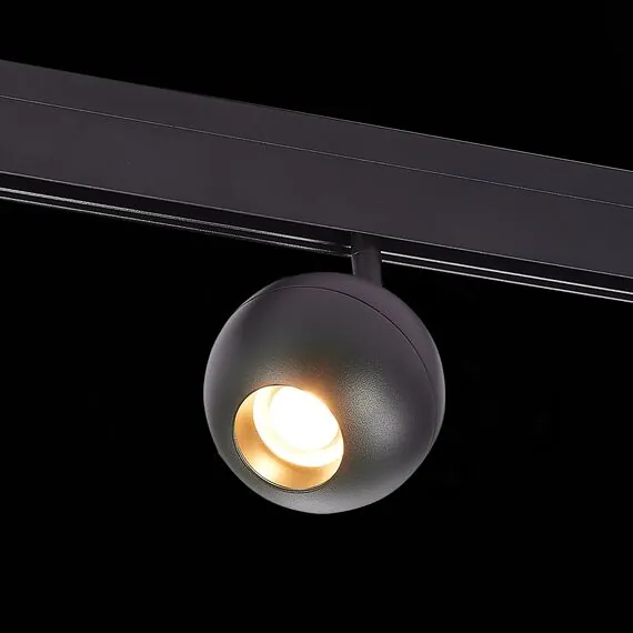 ST LUCE ST354.436.12 Магнитный трековый светильник Черный LED 1*12W 3000K 680Lm Ra>80 36° IP20 L120xW100xH19, изображение 8