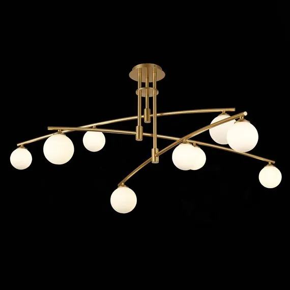ST LUCE SL1208.302.09 Светильник потолочный ST-Luce Золотистый/Белый G9 9*5W, изображение 3