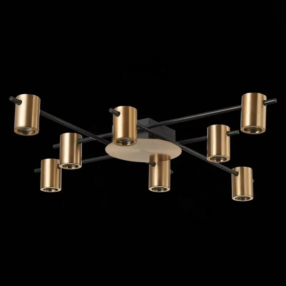 ST LUCE SL1207.402.08 Светильник потолочный ST-Luce Черный/Латунь GU10 8*7W, изображение 4
