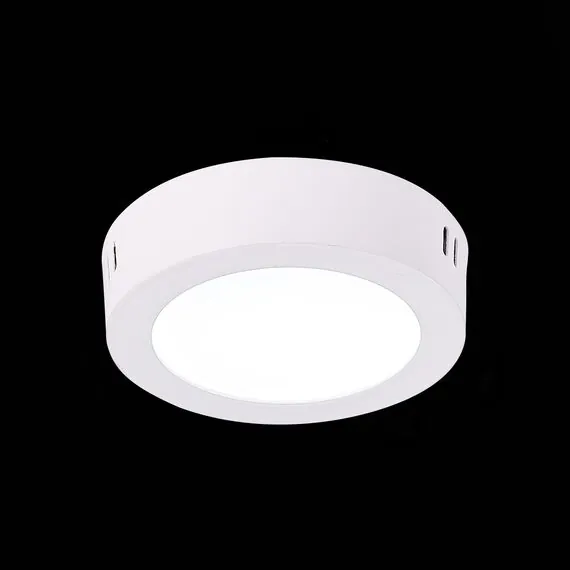 ST LUCE ST112.532.06 Светильник настенно-потолочный Белый LED 1*6W 3000K 330Lm Ra80 120° IP20 D110xH28 90-26, изображение 4
