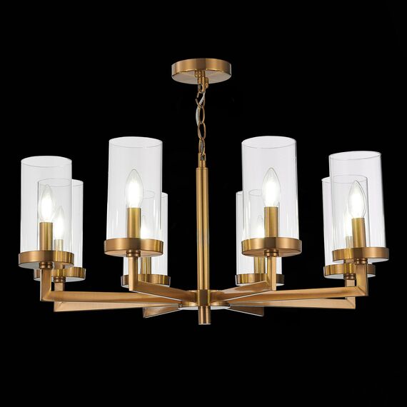 ST LUCE SL1171.303.08 Люстра подвесная ST-Luce Латунь/Прозрачный E14 8*40W, изображение 5
