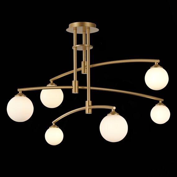 ST LUCE SL1208.302.06 Светильник потолочный ST-Luce Золотистый/Белый G9 6*5W, изображение 5