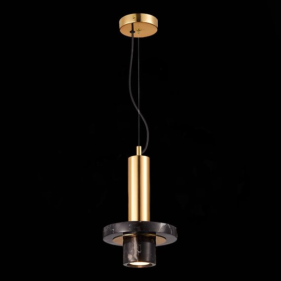 ST LUCE SL1210.403.01 Светильник подвесной ST-Luce Золотистый/Черный GU10 1*5W, изображение 5
