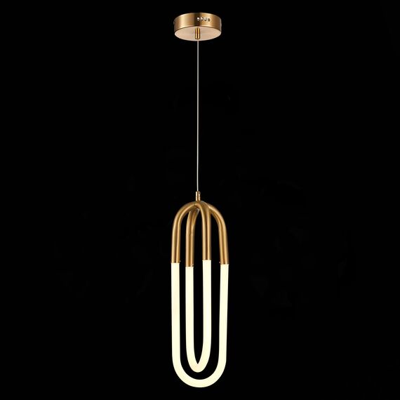 ST LUCE SL1579.303.02 Подвес ST-Luce Латунь/Латунь, Белый LED 2*14W 3000K, изображение 5