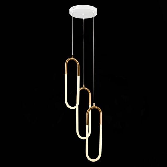 ST LUCE SL1579.303.03 Светильник подвесной ST-Luce Латунь/Латунь, Белый LED 3*14W 3000K, изображение 5