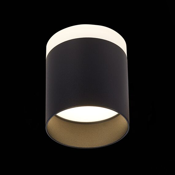 ST LUCE ST102.442.12 Светильник потолочный Черный LED 1*12W 4000K 936Lm Ra>80 120° IP20 D100xH90 170-240V, изображение 5