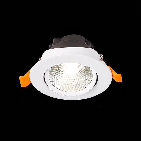ST LUCE ST211.538.06.24 Светильник встраиваемый. Белый LED 1*6W 3000K 480Lm Ra80 24° IP20 D86xH50 220-240V, изображение 5
