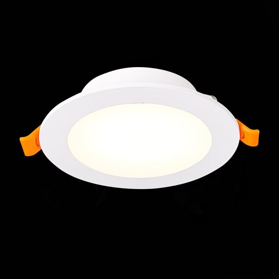 ST LUCE ST212.508.10 Светильник встраиваемый. Белый LED 1*10W 3000K/4000K/6000K 850Lm Ra80 110° IP20 D120xH30 220-240V, изображение 5