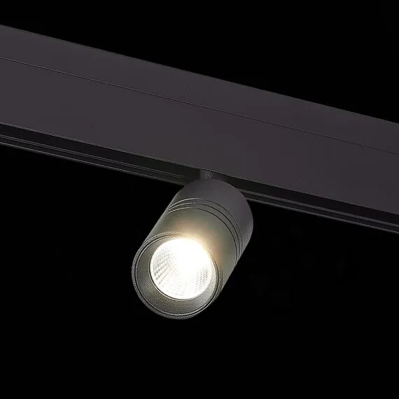 ST LUCE ST365.446.07 Магнитный трековый светильник Черный LED 1*7W 4000K 595Lm Ra>90 36° IP20 D44xH90 48V, изображение 8