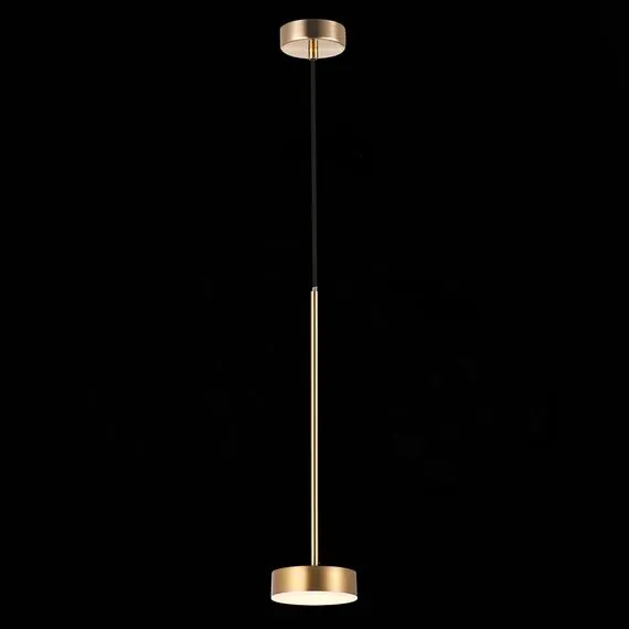 ST LUCE SL6000.303.01 Светильник подвесной ST-Luce Латунь/Латунь LED 1*7W 3000K, изображение 4