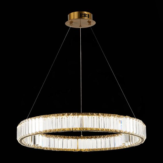 ST LUCE SL1622.363.01 Люстра подвесная ST-Luce Латунь/Прозрачный LED 1*40W 4000K, изображение 4