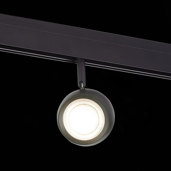 ST LUCE ST355.436.10 Магнитный трековый светильник Черный LED 1*10W 3000K 470Lm Ra>80 36° IP20 L120xW50xH176, изображение 5