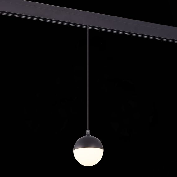 ST LUCE ST358.433.07 Магнитный трековый светильник подвесной Черный LED 1*7W 3000K 520Lm Ra>80 120° IP20 D90, изображение 7