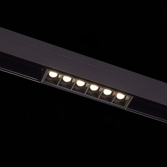ST LUCE ST361.446.06 Магнитный трековый светильник Черный LED 1*6W 4000K 532Lm Ra>90 36° IP20 L115xW22xH44 4, изображение 8