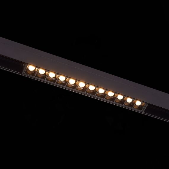 ST LUCE ST361.446.12 Магнитный трековый светильник Черный LED 1*12W 4000K 1 009Lm Ra>90 36° IP20 L222xW22xH4, изображение 8