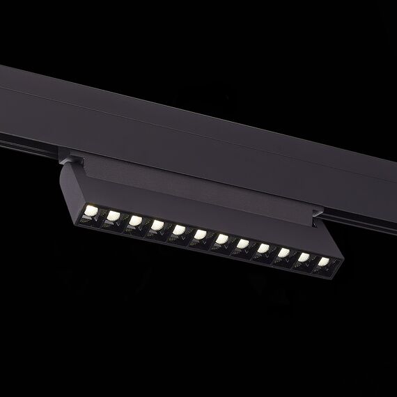 ST LUCE ST364.446.12 Магнитный трековый светильник Черный LED 1*12W 4000K 1 009Lm Ra>90 36° IP20 L219xW22xH1, изображение 8