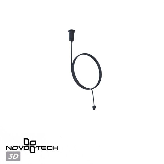 NOVOTECH 359388 KONST NT24 черный Подвес (длина троса – 2м) IP20 GLAT, изображение 2