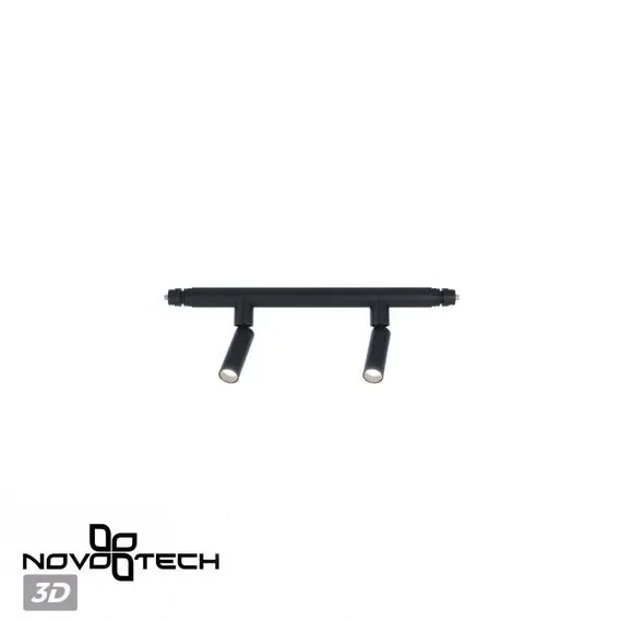 NOVOTECH 359373 KONST NT24 черный 000 Светильник диммир. со сменой цв. температ. (управл. - пульт ДУ или прилож. Smart Life) IP20 LED 10W 48V 3000-6000К GLAT, изображение 6