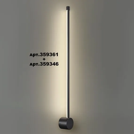 NOVOTECH 359346 KONST NT24 000 черный Светильник линейный светодиодный IP20 LED 12W 170-265V 4000K 960Лм VITZ, изображение 4
