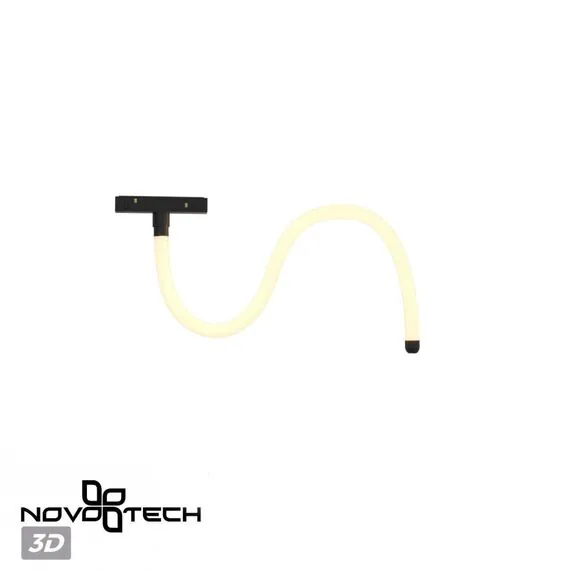 NOVOTECH 359332 KONST NT24 000 черный Светильник трековый для низковольтного шинопровода FLUM IP20 LED 14W 3000K 48V 1360Лм RAMO, изображение 4