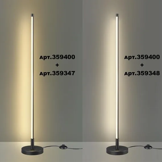 NOVOTECH 359347 KONST NT24 000 черный Светильник линейный светодиодный IP20 LED 16W 170-265V 3000K 1232Лм VITZ, изображение 4