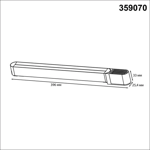 NOVOTECH 359070 DRIVE NT23 046 черный Драйвер для накладного шинопровода (арт.135193-135196) IP20 200W 48V SMAL, изображение 2