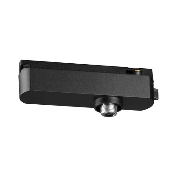 NOVOTECH 359126 KONST NT23 089 черный Трековый однофазный двухжильный адаптер для светильников 359128-359133 IP20 15-40W 170-265V RAMO