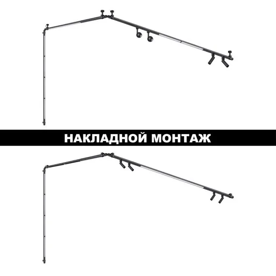 NOVOTECH 359373 KONST NT24 черный 000 Светильник диммир. со сменой цв. температ. (управл. - пульт ДУ или прилож. Smart Life) IP20 LED 10W 48V 3000-6000К GLAT, изображение 4