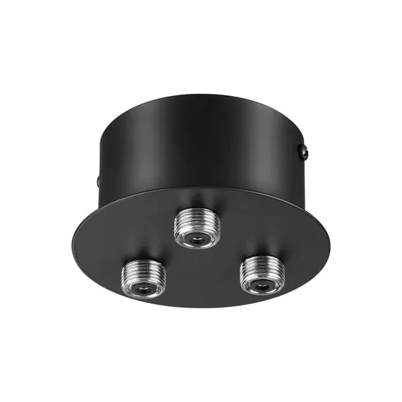 NOVOTECH 359143 KONST NT23 191 черный База для накладного монтажа светильников 359128-359133 IP20 40-120W 170-265V RAMO